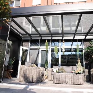 Polycarbonaat overkapping zonder toebehoren